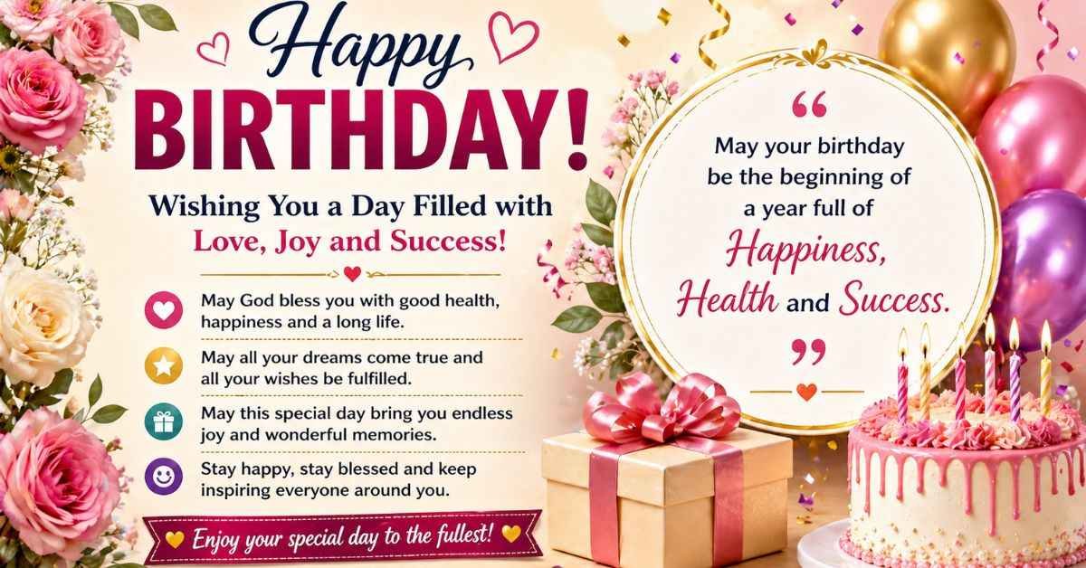 Birthday Wishes in Gujarati: Messages & Shayari