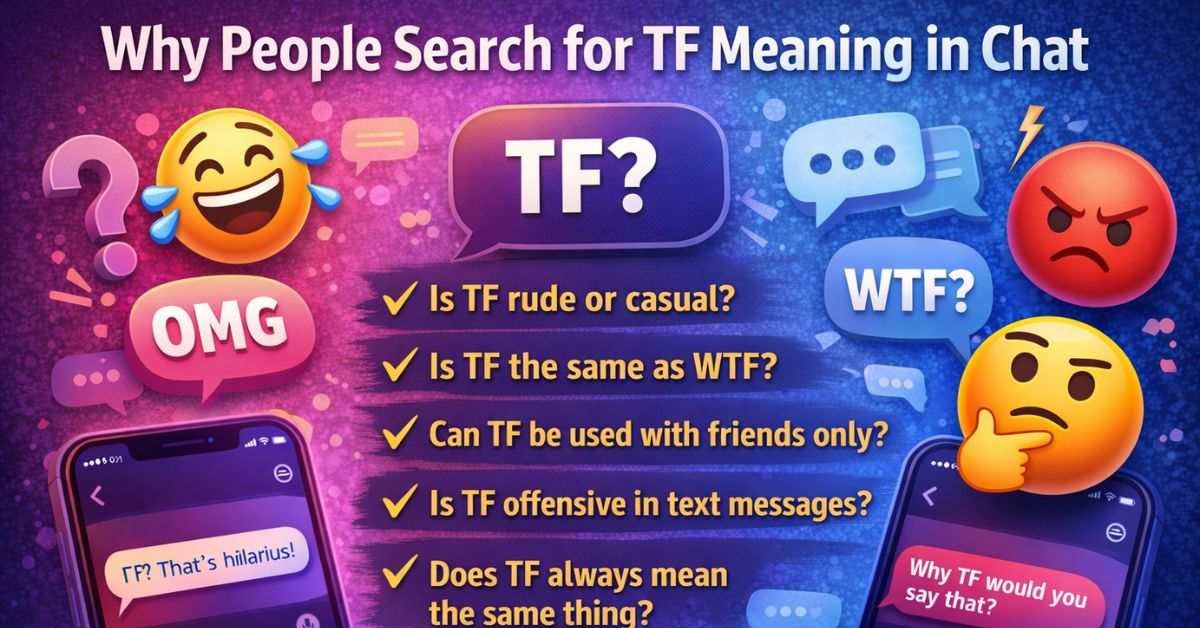 TF Meaning in Chat: What It Means and When to Use It