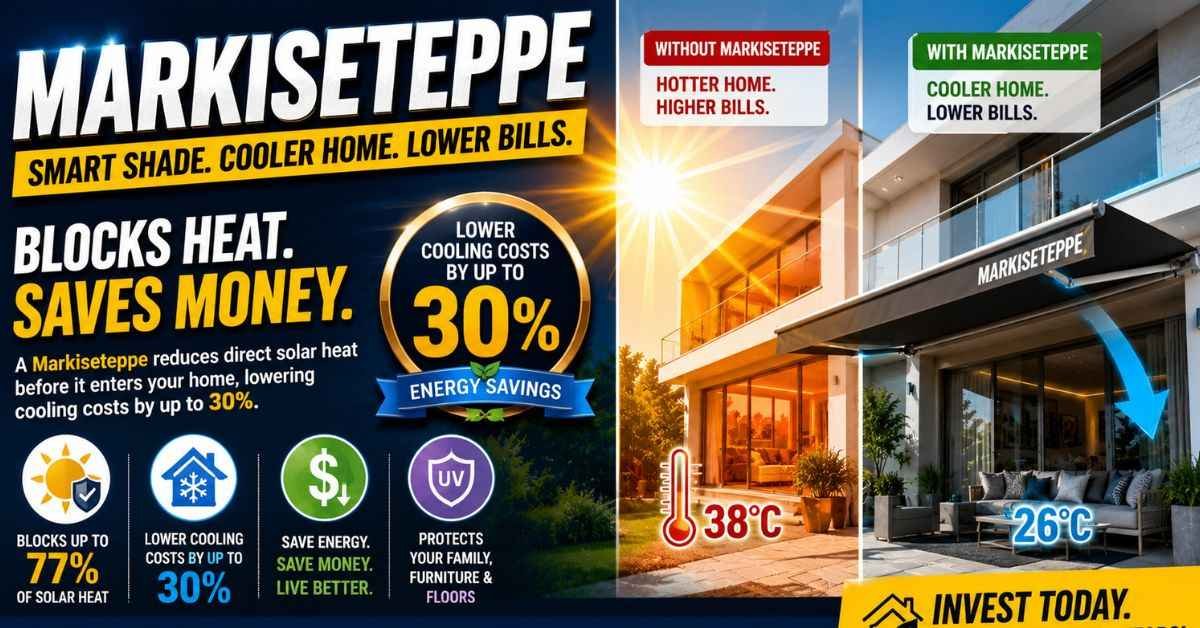 Markiseteppe: Cut Heat and Cooling Costs