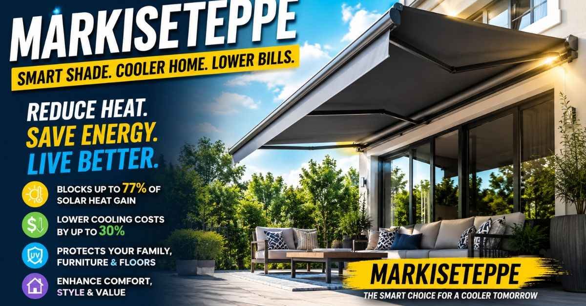 Markiseteppe: Cut Heat and Cooling Costs
