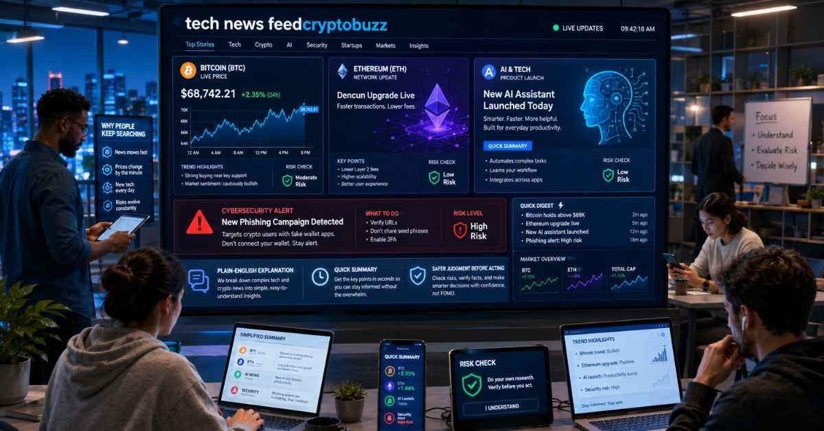 tech news feedcryptobuzz: Guide for Smart Updates