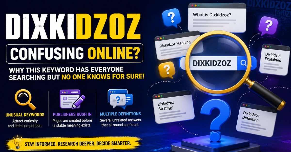 Dixkidzoz: Meaning, SEO Uses and Safe Testing